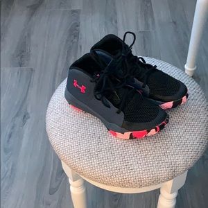 Under armour basketball shoes!